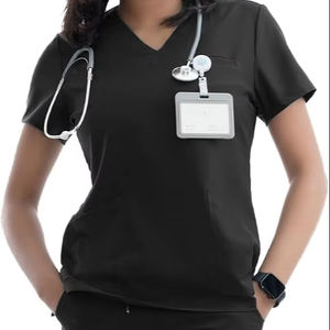 ชุดสครับตรวจโรคคุณภาพสูง ผลิตจากผ้าฝ้าย 100% สำหรับโรงพยาบาลและสถานพยาบาล แบบยูนิเซ็กซ์ - Product Image 1