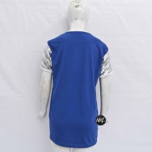 Camiseta azul informal para verano, manga corta, transpirable, venta al por mayor, fabricante de alta calidad, camisetas elegantes de diseño de fiesta a la moda - Product Image 3
