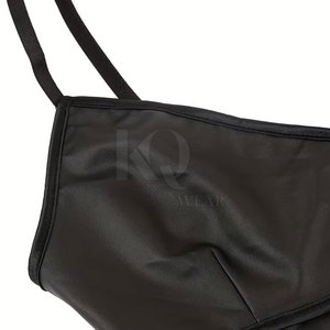 Sujetador Deportivo de Cuero Genuino para Mujer, Talla Grande, Ligero, de Alta Sujeción, Transpirable, de Secado Rápido, Ecológico, con Logotipo Frontal, Premium - Product Image 5