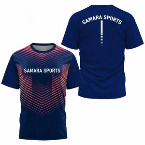 Oem Unisex Quick Dry Gym Camiseta Casual Poliéster Camiseta Impresión personalizada Logo Diseño en blanco Camisetas para hombres - Product Image 1