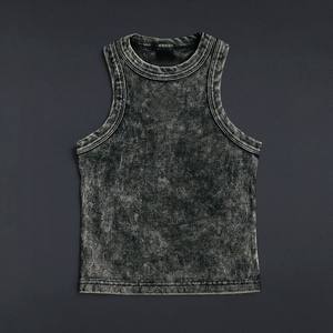 Nouveauté 2026 : Débardeurs Oversize en Coton Délavé pour Hommes et Femmes, Personnalisables avec Logo, Strass et Broderie Machine – Tendance Actuelle - Product Image 1