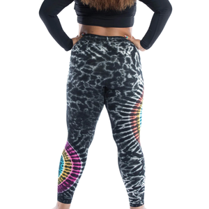 Leggings de yoga en tissu écologique grande taille avec taille haute, extensible, matériau durable, soutien pour l'entraînement, vêtements de sport pour femmes - Product Image 4