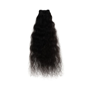ผมแท้ธรรมชาติแบบหยิก 100% บริสุทธิ์ เกรดซุปเปอร์ดับเบิ้ลดรอว์น ปลายผมเรียงเส้นเดียว พร้อมลอนธรรมชาติแบบพม่า ยากิ 8 36 นิ้ว ผมอินเดียแท้ - Product Image 1
