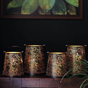 Nouveau Marocain Métal Designer À La Main Lanterne Intérieur Extérieur Gravure Lanterne De Mariage Vacances Hôtel Restaurant Lanterne Décorative - Product Image 2