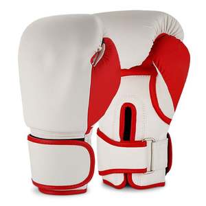 Suministro directo de fábrica 12oz 14oz Guantes de boxeo Guantes DE LUCHA profesionales de cuero de vaca genuino Guantes MMA con logotipo personalizado - Product Image 1