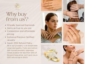 แหวนคลัสเตอร์ทองกุหลาบบริสุทธิ์ 18k คุณภาพมลทินดีไซน์คลาสสิกพร้อมอัญมณีแทนซาไนต์ธรรมชาติและเพชรที่ผ่านการรับรอง IGI ของแท้ - Product Image 6