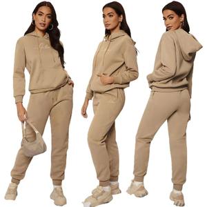 Conjunto Deportivo de 2 Piezas para Mujer, con Capucha, Estilo Urbano, para Invierno, Diseño Moderno 2025 - Product Image 4