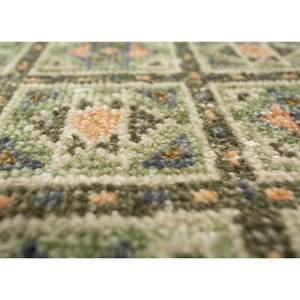 Alfombra de Lana Anudada a Mano Erbe Green con Patrón Geométrico para Sala de Estar, Pasillo, Modelo GS-1515, Hecha a Mano para Adolescentes - Product Image 3