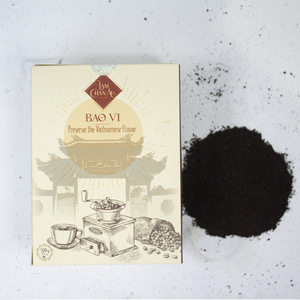 กาแฟบดเวียดนาม ลาห์มจ้านอู่ เอ็นเนอร์จี้ คอฟฟี่ ผลิตจากเมล็ดกาแฟโรบัสต้าและมอคค่า คั่วแบบโรสต์  ผู้จัดจำหน่ายกาแฟขายส่งที่เชื่อถือได้  บาววี คอฟฟี่ - Product Image 1