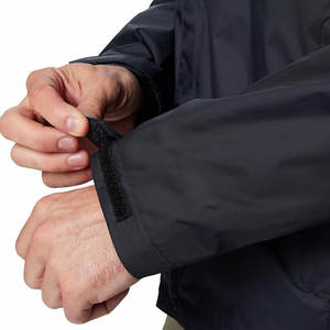 Veste de pluie légère pour hommes de conception personnalisée de haute qualité 2025 veste de pluie imperméable extérieure unie en gros - Product Image 6