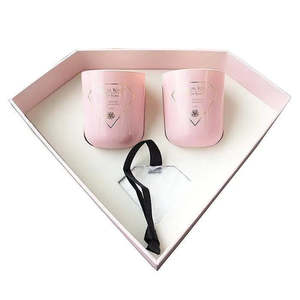 Handmade Soy Candles Blush Blooms Eco-Friendly Custom Shape for Home Decoration Smokeless Custom 2pcs/Box for Valentine's Day - Product Image 1