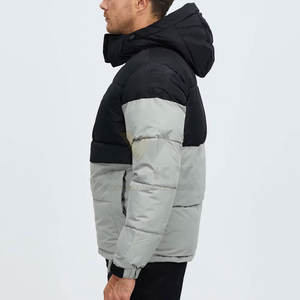 Veste à bulles chaude d'hiver personnalisée Zip Upp Neck Bubble Jacket Down Jacket Plus Size pour la vente en ligne - Product Image 2