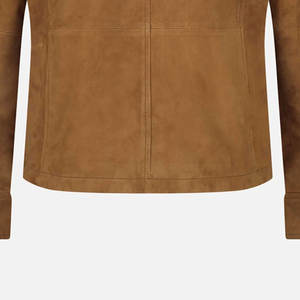 Camisa de Cuero de Gamuza para Hombre, Fabricada en Fábrica, OEM, Personalizada, Hecha a Mano, con Botones, Ropa Formal con Forro Suave - Product Image 5