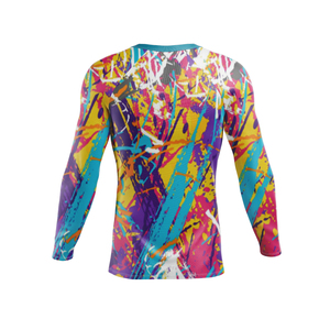 Mma Rash Guard <b>Compression</b> <b>Shirt</b> Long Neck <b>Shirt</b> Sublimated Fabric - Product Image 2