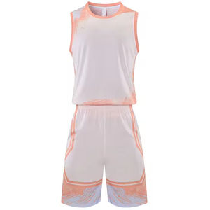 Maillots de basket-ball sans manches personnalisés en gros, séchage rapide, respirant, polyester, uniformes d'équipe, commande en gros, logo personnalisé - Product Image 5