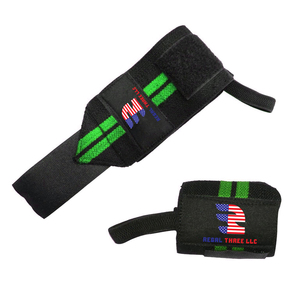 สายรัดข้อมือสำหรับเล่นฟิตเนสพร้อมที่รัดข้อมือยกน้ำหนักด้วยนิ้วหัวแม่มือสายรัดออกกำลังกายสำหรับงานหนัก - Product Image 3