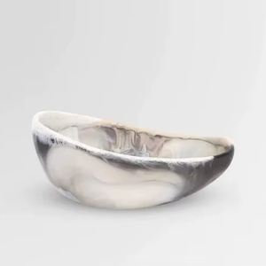 Grand bol d'amande Bol en résine fait à la main Bol de service écologique jetable non enduit Ensemble Style américain Cadeau d'affaires Maison - Product Image 1