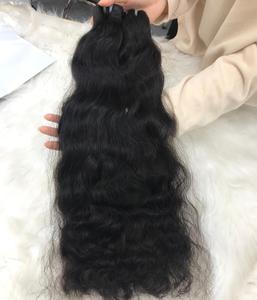 Extensions de cheveux Remy non transformés de haute qualité Paquets de trame de cheveux humains bruts non blanchis originaux Vague naturelle - Product Image 1