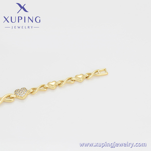 X000452980 xuping gioielli coreano Pop Design romantico a forma di cuore diamante regalo per la <span class=keywords><strong>festa</strong></span> della <span class=keywords><strong>mamma</strong></span> braccialetto - Product Image 2