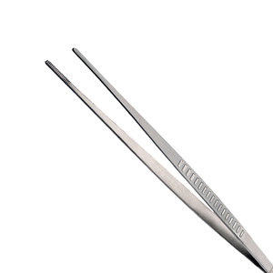 Pince à épiler en acier inoxydable avec pointe dentelée Pince à alimentation manuelle pour cuisiner et servir - Product Image 6