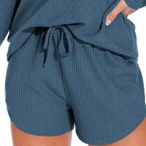 Ensemble de survêtement décontracté pour femmes, hiver 2025, manches longues, uni, 100% coton, ensemble 2 pièces, service OEM - Product Image 3