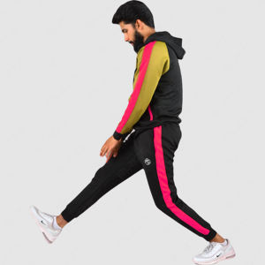 ชุดซ้อมฟุตบอลสำหรับผู้ชายชุดวอร์มฟุตบอลมีซิปพิมพ์ลายสีพื้น - Product Image 4