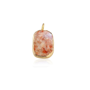 Colgante de zafiro crudo de 12-14mm, Plata de Ley 925, oro Vermeil, cristales curativos hechos a mano, joyería, colgantes de moda, dijes - Product Image 4