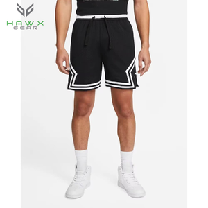 Short d'entraînement pour homme avec logo brodé par sublimation personnalisé Ceinture élastique de confort en maille respirante Impression taille moyenne à séchage rapide - Product Image 5