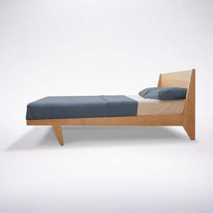 <b>Bed</b> <b>Frame</b> From Solid Teak Wood <b>Beds</b> Minimalist Design Raw Finish for Bedroom Furniture and Hotel Furniture - Product Image 4