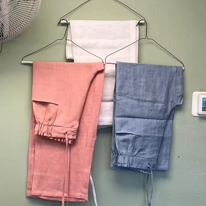 100% Pure <strong>Linen</strong> <strong>Fabric</strong> Pants <strong>White</strong> <strong>Linen</strong> Trousers