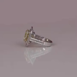 Nuevo diseño de moda Anillo de compromiso de diamantes de joyería de oro de 10K/ 14K/ 18K para boda y fiesta de mujer - Product Image 2