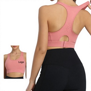 Top Manufacturer Adult Size Women <b>Bra</b> Four Way <b>Stretch</b> Nude Feel Shockproof High Impact Breathable Fitness Workout Sports <b>Bra</b> - Product Image 1