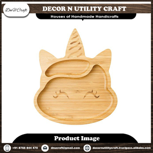 Platos de madera para restaurante, vajilla multiusos de madera de Acacia Natural hecha a mano, a la venta al mejor precio - Product Image 4