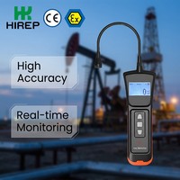Detector de Fugas de Gas Portátil HIREP, Monitor de Etileno C2H4 de Alta Precisión con Sonda Flexible, CE ATEX IP65