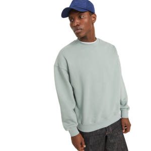 Sweat-shirt à col rond unisexe pour homme, 100% coton, décontracté, chaud, en polaire, à manches longues, pour la saison hivernale - Product Image 2