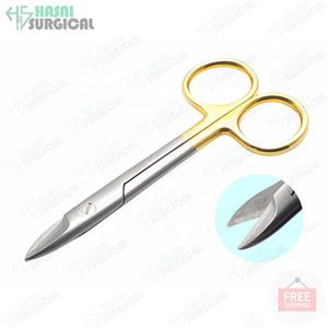 กรรไกรมงกุฎและปลอกคอ Bee Bee กรรไกรครึ่งทอง Tc 4.5" เครื่องสแตนเลสโลโก้ที่กําหนดเอง - Product Image 3