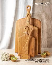 Handmade Modern Classic <b>Wooden</b> Chopping Board Eco-Friendly Dishwasher Safe for Vegetables Fruits and Meat Cutting Low Price - Product Image 3