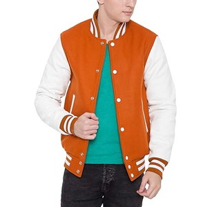 OEM diseño personalizado de algodón polar para hombre Varsity chaqueta Universidad de béisbol Varsity CollegeBaseballjacket para hombres DDP envío - Product Image 2