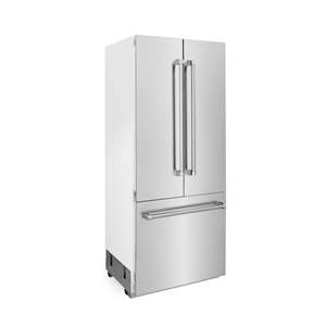Refrigerador con Congelador Inferior Integrado de 36 Pulgadas con Puerta Francesa, Dispensador de Agua y Máquina de Hielo, 19.6 Cu. Pies Enchufe Eléctrico de Acero Inoxidable con Clavija Estadounidense - Product Image 6