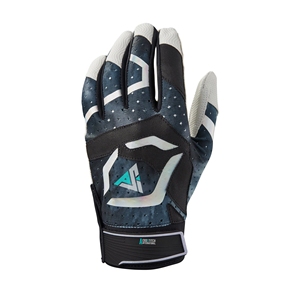 Gants de frappe de baseball professionnels de haute qualité en cuir de qualité supérieure doigt complet droitier - Product Image 2