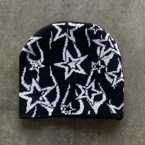 jacquard Beanies With Custom Logo Designer Beanie Hats Wholesale Knitted Beanie <b>Cap</b> <b>Winter</b> Hats for Men Gorros De Invierno - Product Image 1