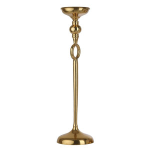 Candelabro decorativo para el hogar de latón y Metal dorado de primera calidad, candelabro de diseño único a precio razonable - Product Image 1