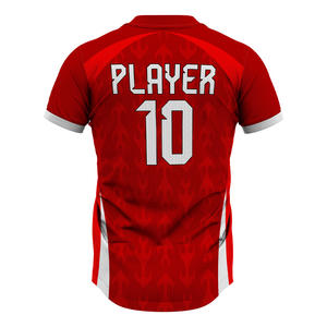 Maglia da Calcio Unisex Personalizzata a Maniche Corte 100% Poliestere Stampa Digitale Collo a V Asciugatura Rapida Leggera Elasticizzata in Quattro Direzioni - Product Image 5