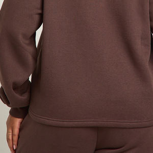 Sudadera con Cuello Redondo para Mujer, con Tela de Algodón Suave que Brinda Transpirabilidad y Comodidad, con Mangas Completas y Logotipo - Product Image 6