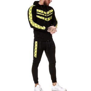 Fabricant de vêtements en gros Ensemble deux pièces Sweat-shirt à capuche surdimensionné en polaire personnalisé Ensemble de jogging pour hommes Survêtements - Product Image 2