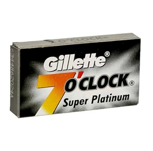 Buy 30 Gillette 7 o Clock Super Platinum <b>Sword</b> Double Edge Razor Blades Cheap Bulk Pack For Men Classic Shave - Product Image 3