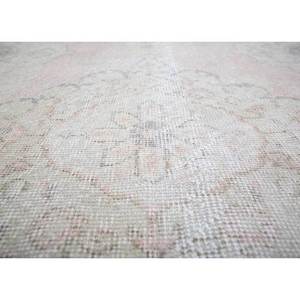 พรมขนสัตว์สีน้ำตาลเบจวินเทจถักมือ รุ่น Pae-666 ลายเหรียญตรา สำหรับห้องนั่งเล่น พรมปูพื้นบ้าน สำหรับโถงทางเดิน รูปทรงสี่เหลี่ยมผืนผ้า สำหรับวัยรุ่น - Product Image 3