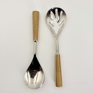 ชุดช้อนสลัด 2 ชิ้น ผิวขัดเงา สแตนเลส พร้อมกล่องคุณภาพสูง สำหรับใช้ในบ้านและร้านอาหาร - Product Image 5