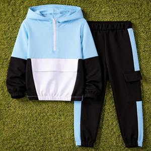 Conjunto Deportivo de Algodón Estampado para Hombre con Cuello con Capucha, Cortavientos y Transpirable para Invierno - Product Image 1