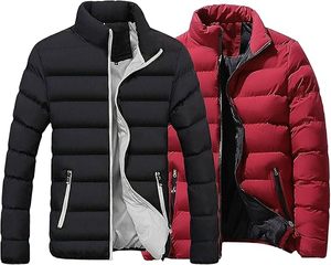Men's Casual Winter Varsity <b>Jacket</b> <b>Mandarin</b> <b>Collar</b> Full Zip Long Sleeve Letter Pattern Waterproof Eco-Friendly - Product Image 6
